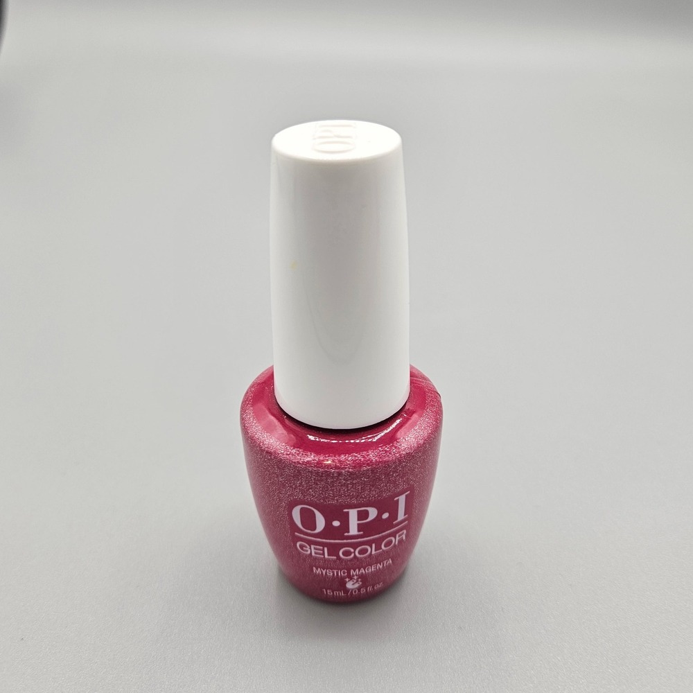 OPI GelColor Mystic Magenta GCE10‎ Shimmer Pink Gel Nail Polish 0.5oz 15mL